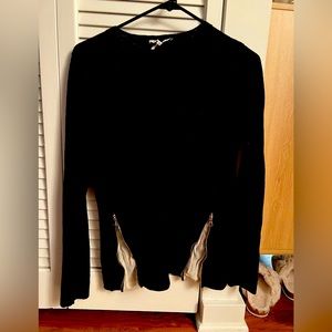 Sandro black sweater size M
